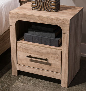 Kinlanni - Tan - One Drawer Night Stand - Urban Living Furniture (Los Angeles, CA)
