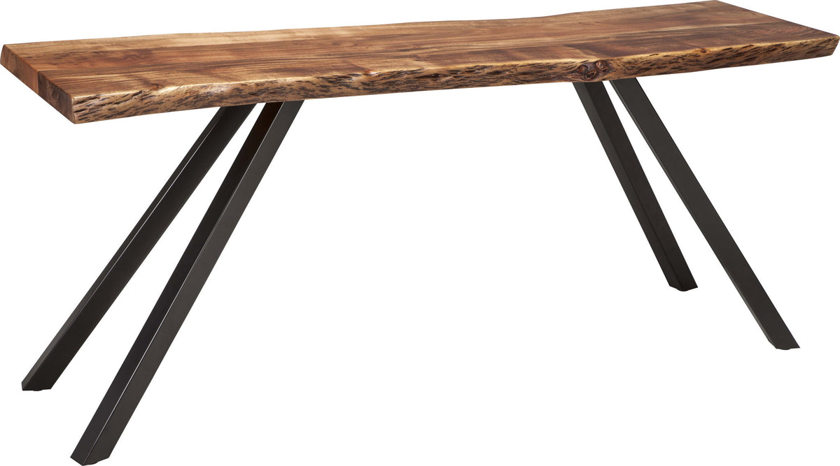Reese - Live Edge Solid Wood Metal Leg Table