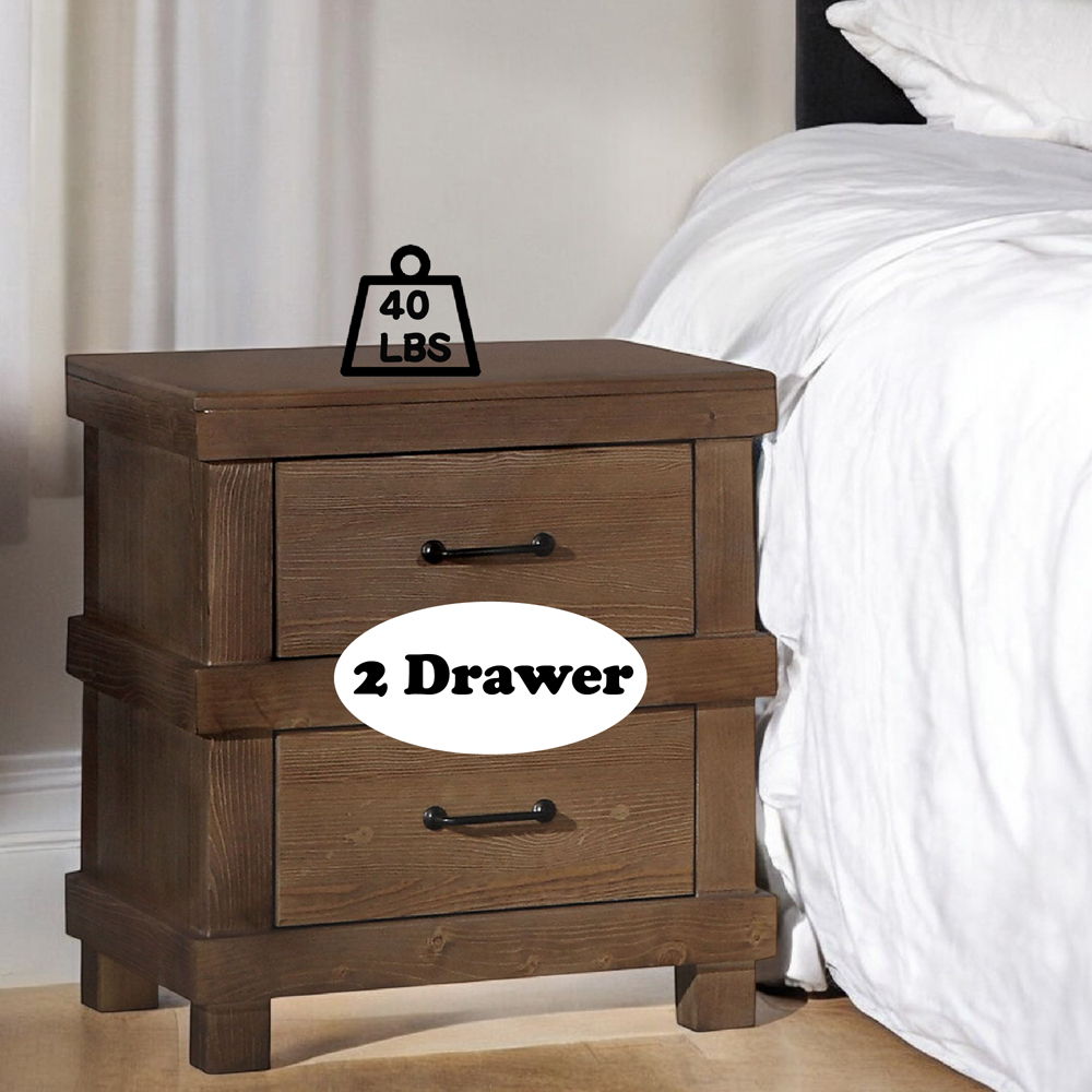 Adams - Nightstand - Antique Oak - Urban Living Furniture (Los Angeles, CA)