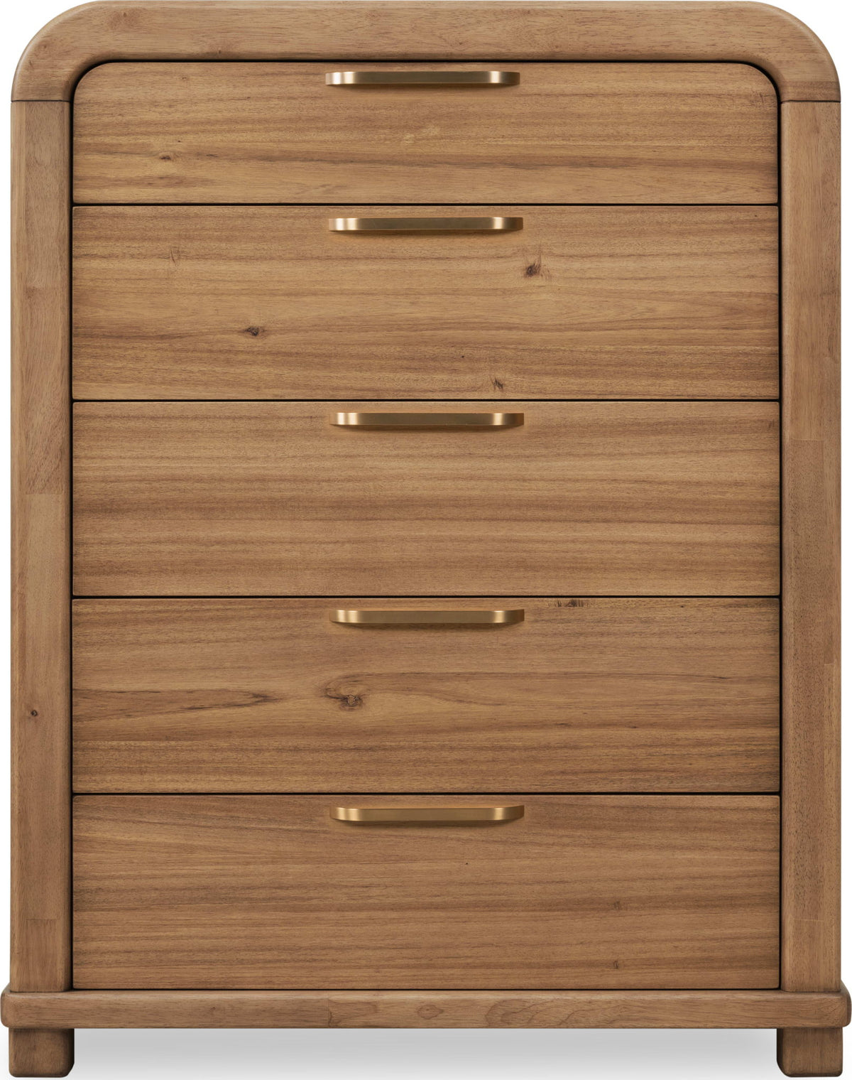 Kione - Five Drawer Acacia Wood Chest - Lioness