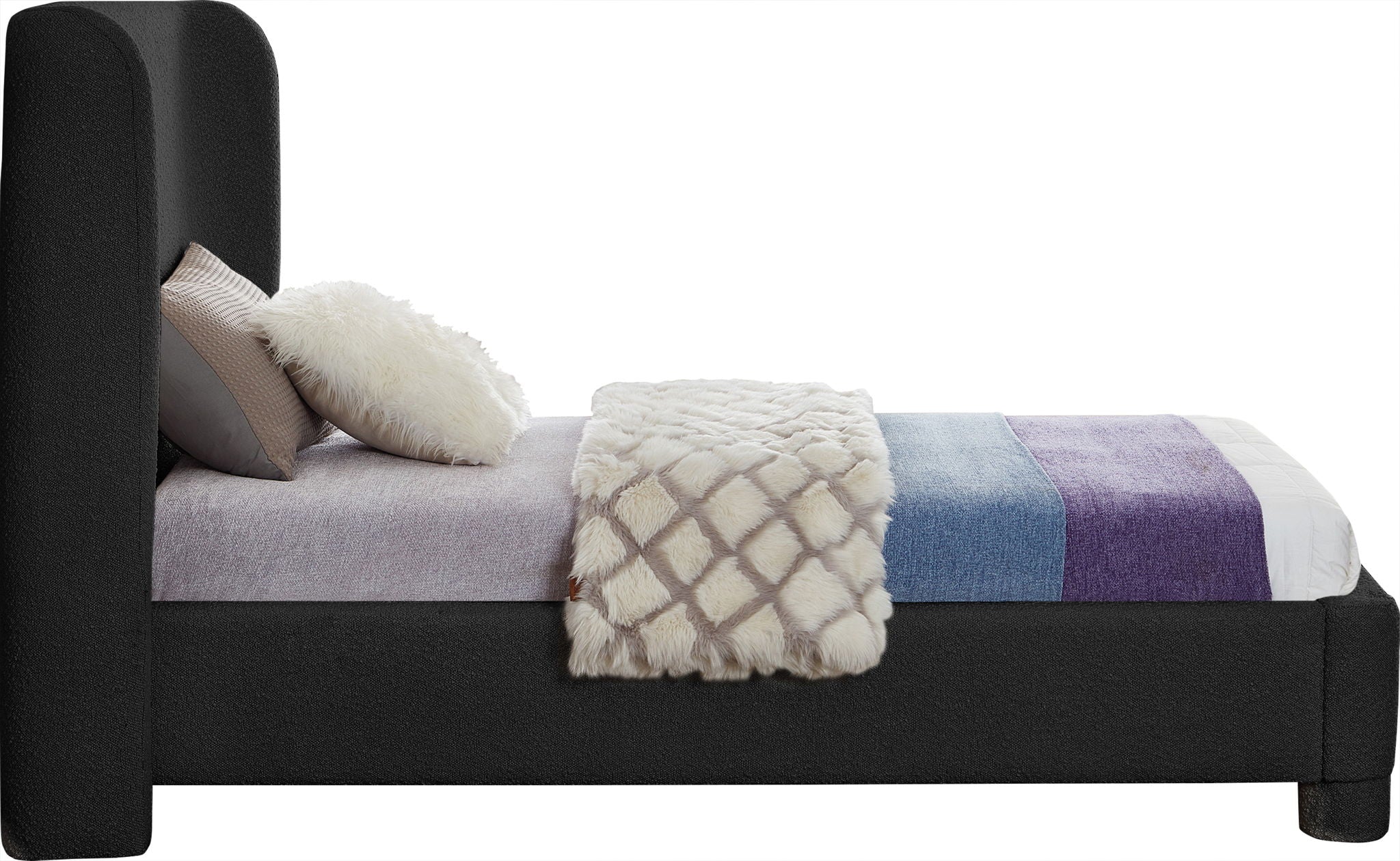 Penny - Boucle Fabric Bed - Urban Living Furniture (Los Angeles, CA)
