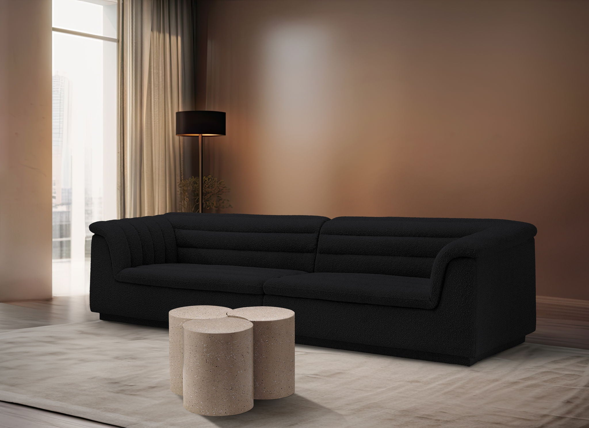 Dimple - 3 Piece Modular Coffee Table - Terazzo Finish - Urban Living Furniture (Los Angeles, CA)