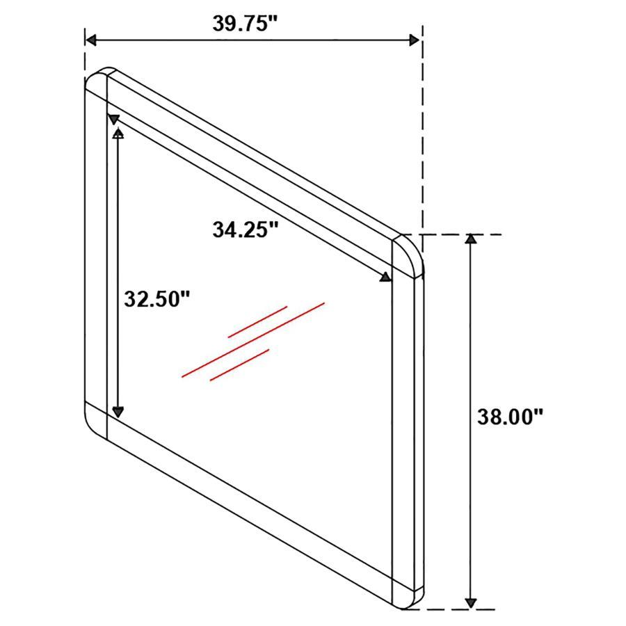 Robyn - Dresser Mirror - Urban Living Furniture (Los Angeles, CA)