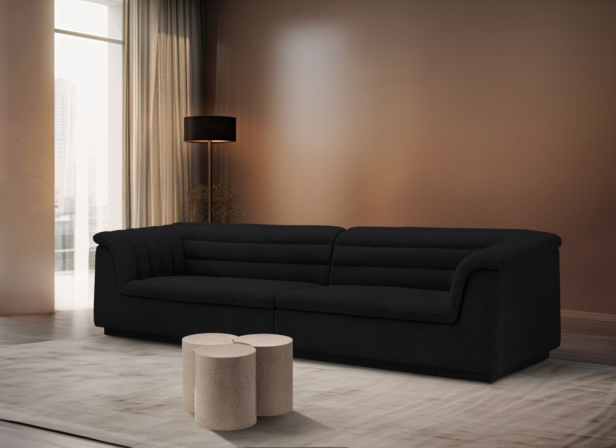 Dimple - 3 Piece Modular Coffee Table - Terazzo Finish - Urban Living Furniture (Los Angeles, CA)