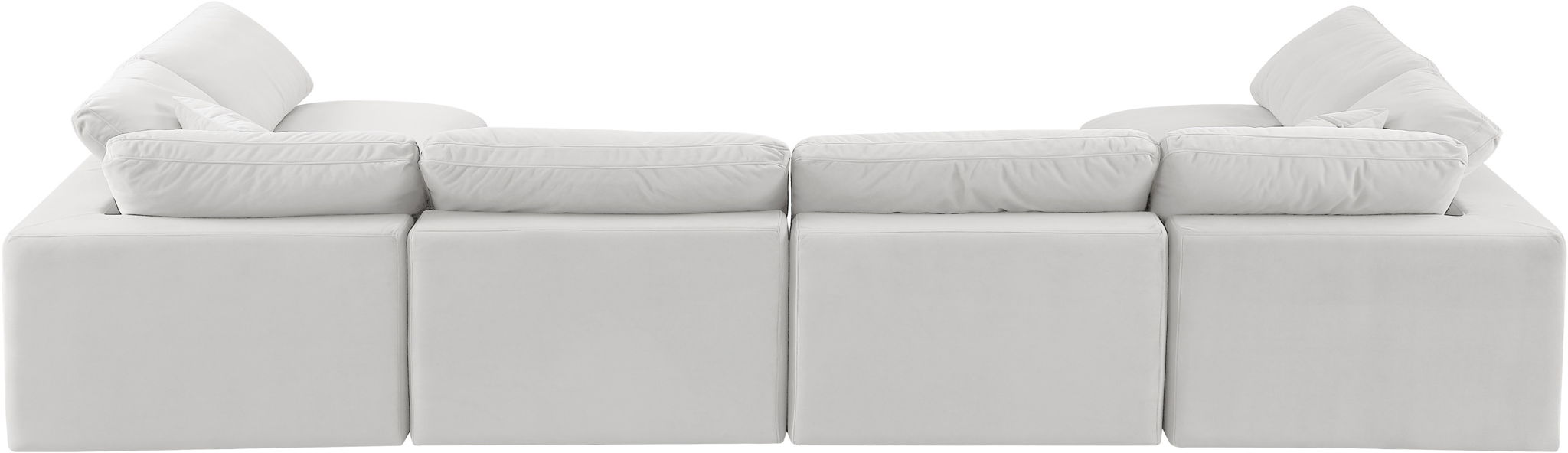 Comfy - 6 Piece Velvet Modular Armless Sectional - Urban Living Furniture (Los Angeles, CA)