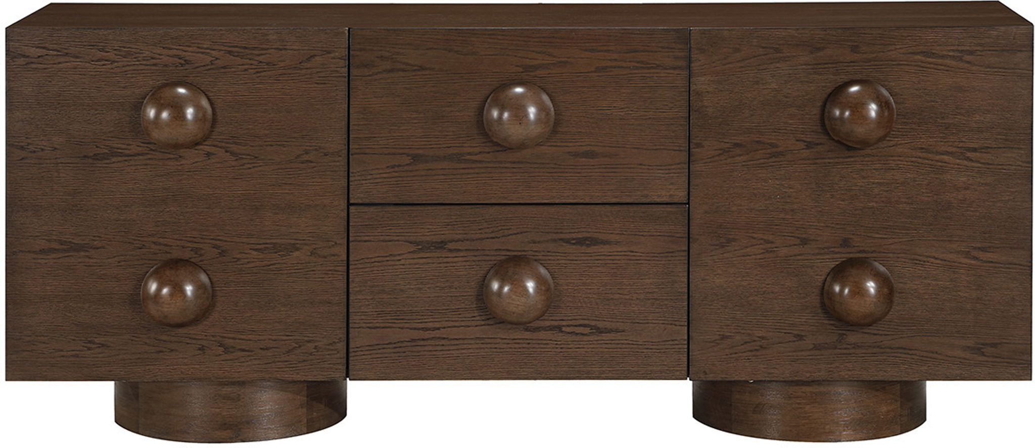 Bubble - Rubberwood with Oak Veneer Sideboard / Buffet - Urban Living Furniture (Los Angeles, CA)