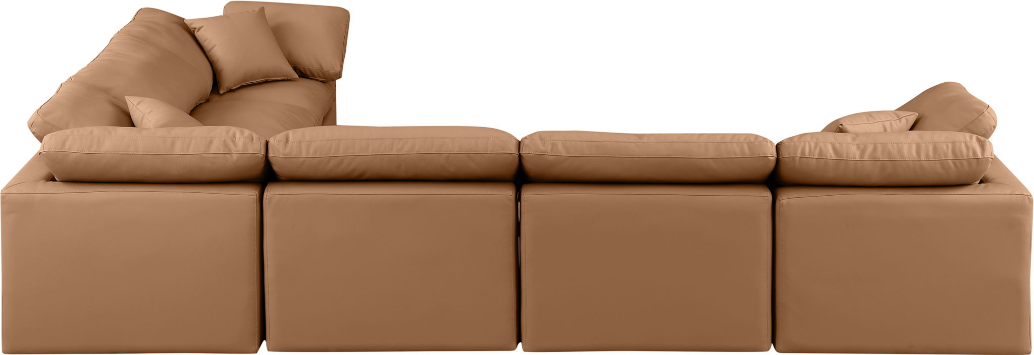 Indulge - Faux Leather 6 Piece Modular Corner Sectional - Urban Living Furniture (Los Angeles, CA)