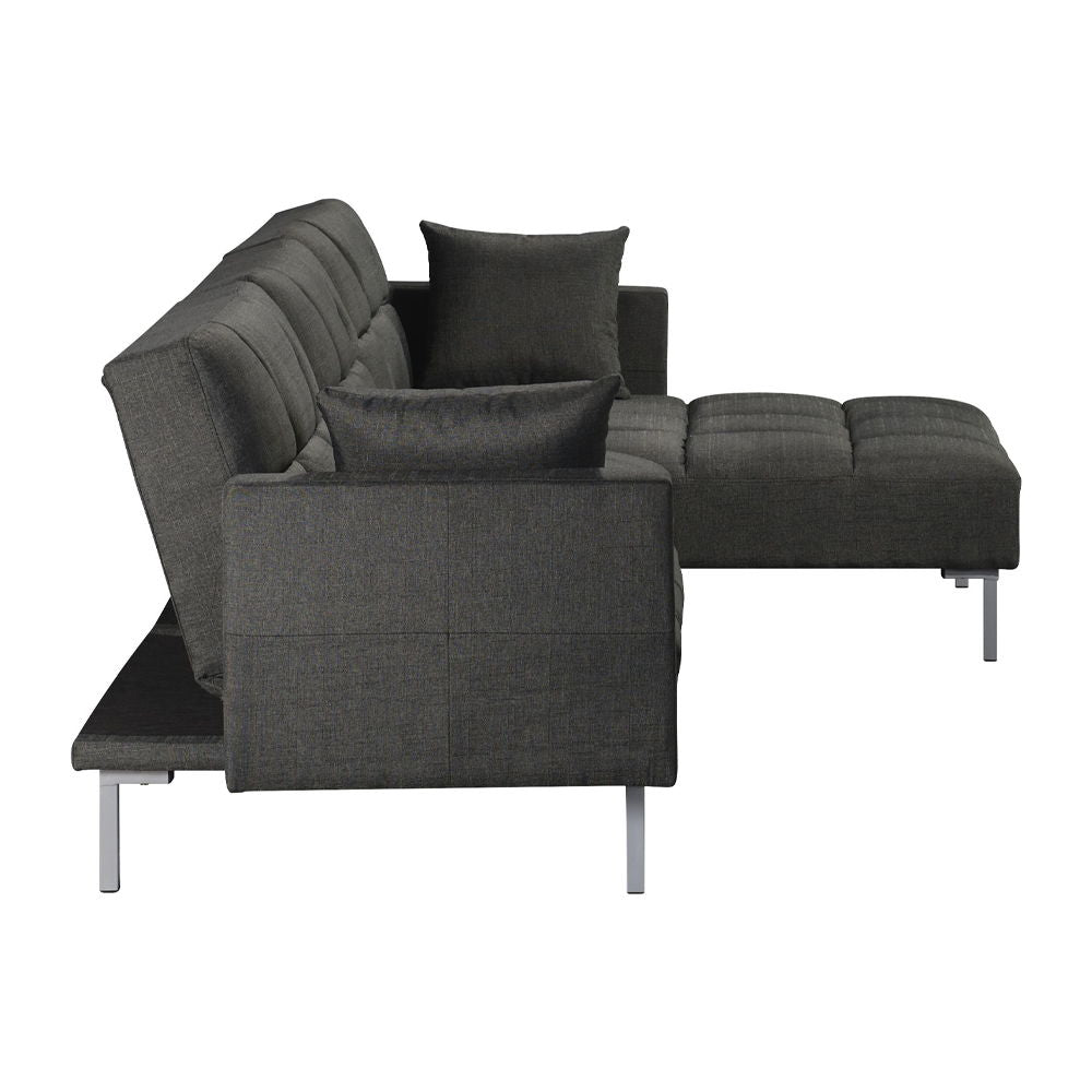 Duzzy - Sectional Sofa - Dark Gray Fabric - Urban Living Furniture (Los Angeles, CA)