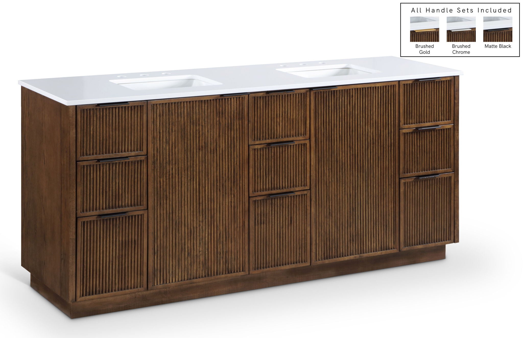 Willard - Engineered Stone And Solid Wood Bathroom Vanity - Urban Living Furniture (Los Angeles, CA)