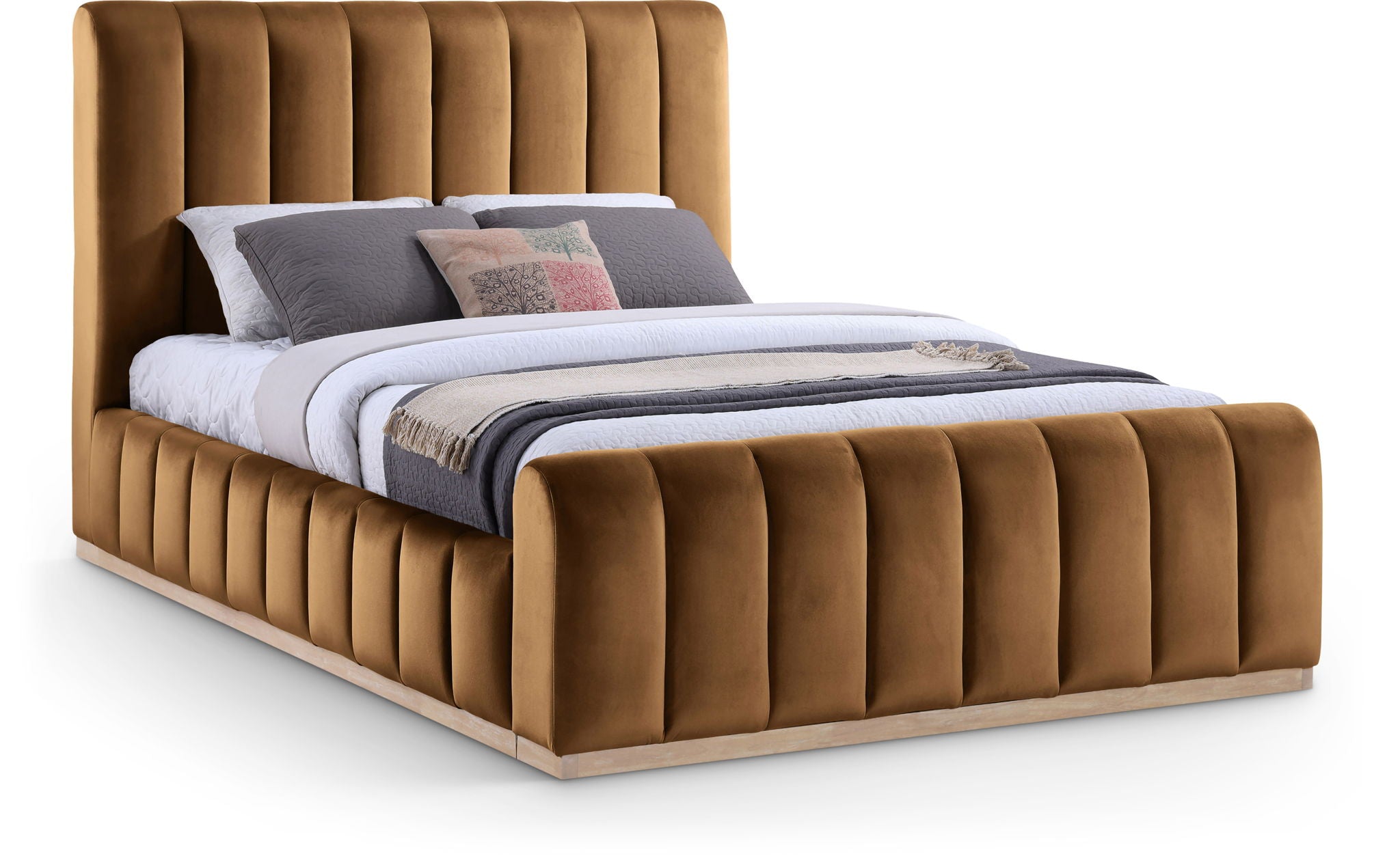Amara - Velvet Bed - Urban Living Furniture (Los Angeles, CA)