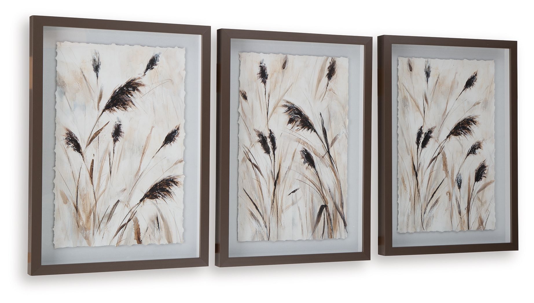 Honslow - Brown / Black / White - Wall Art Set (Set of 3) - Urban Living Furniture (Los Angeles, CA)