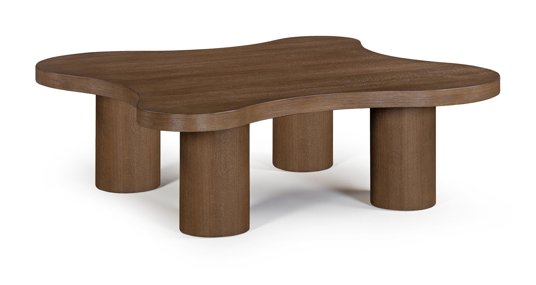Cove - 48" Oak Veneer And Solid Wood Coffee Table - Urban Living Furniture (Los Angeles, CA)