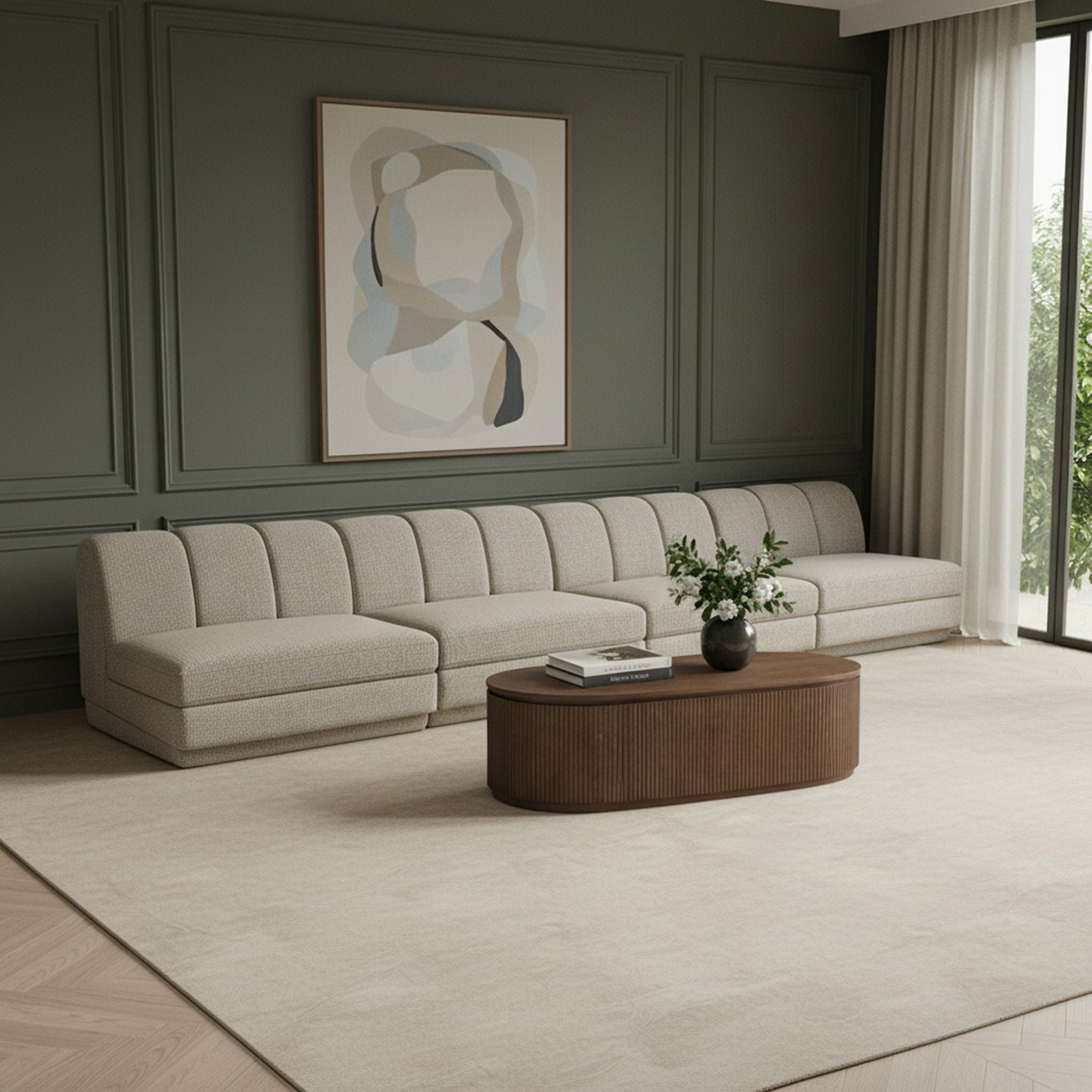 Modari - Sectional - Beige - Urban Living Furniture (Los Angeles, CA)