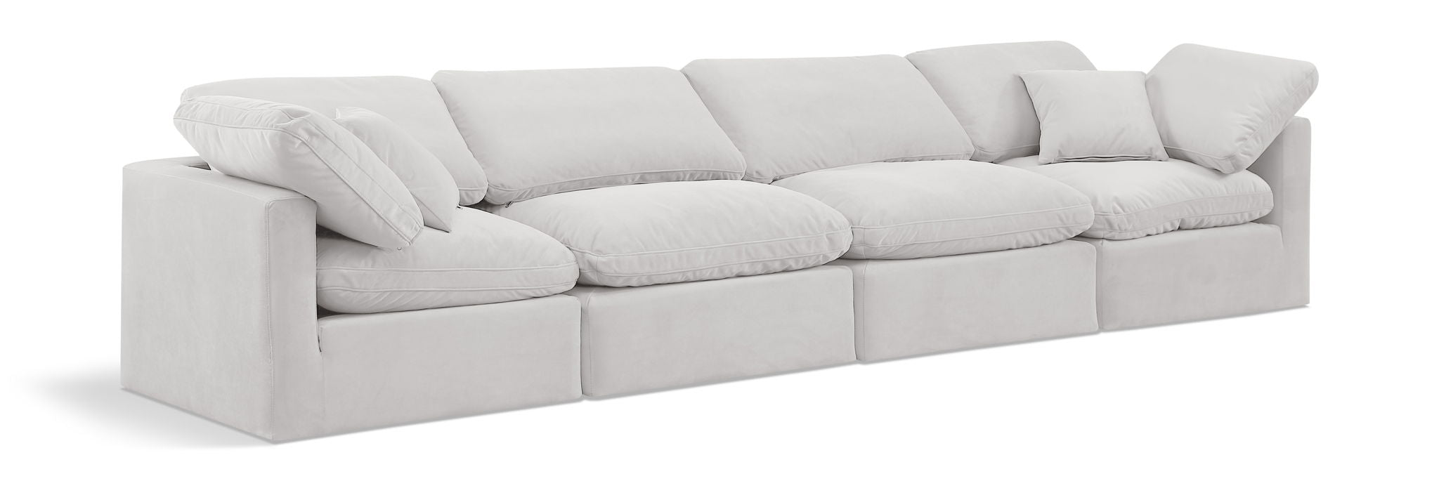 Indulge - Velvet 4 Seat Modular Sofa - Urban Living Furniture (Los Angeles, CA)