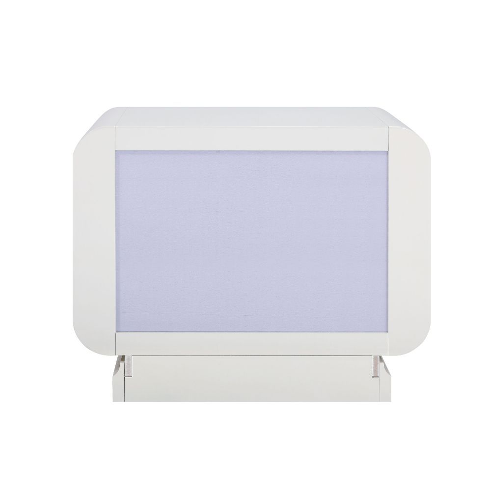 Allendale - Nightstand - Ivory & Latte High Gloss - Urban Living Furniture (Los Angeles, CA)