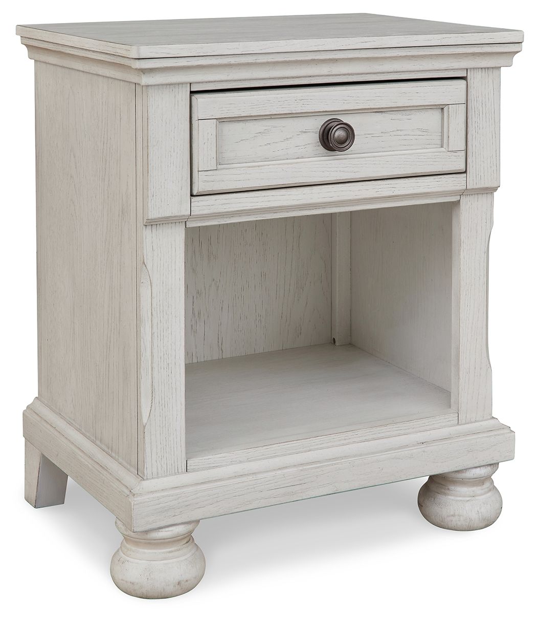 Robbinsdale - Antique White - One Drawer Night Stand - Urban Living Furniture (Los Angeles, CA)