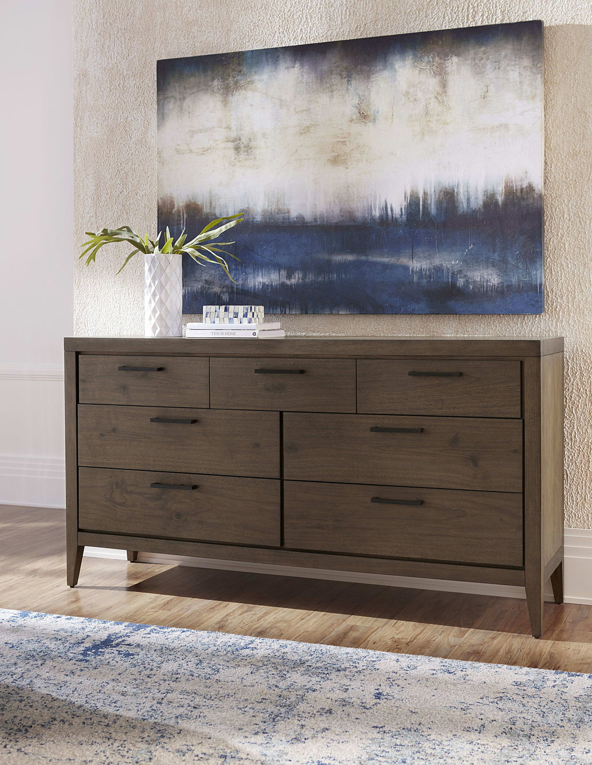 Boracay - Seven Drawer Walnut Dresser - Wild Oats Brown (2024)