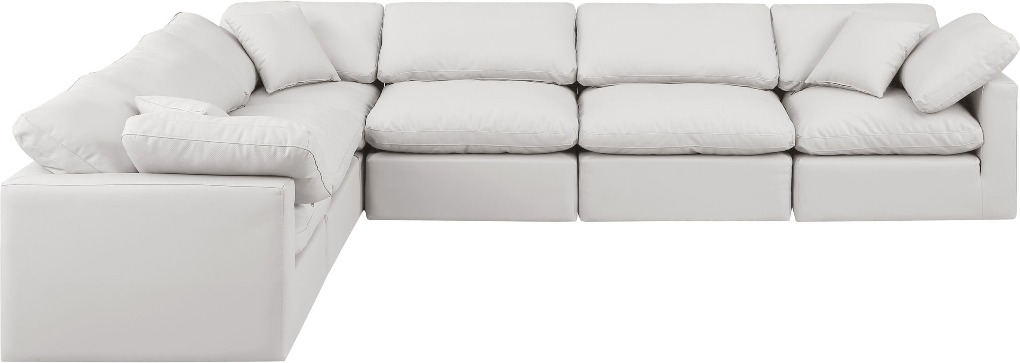 Indulge - Faux Leather 6 Piece Modular Corner Sectional - Urban Living Furniture (Los Angeles, CA)