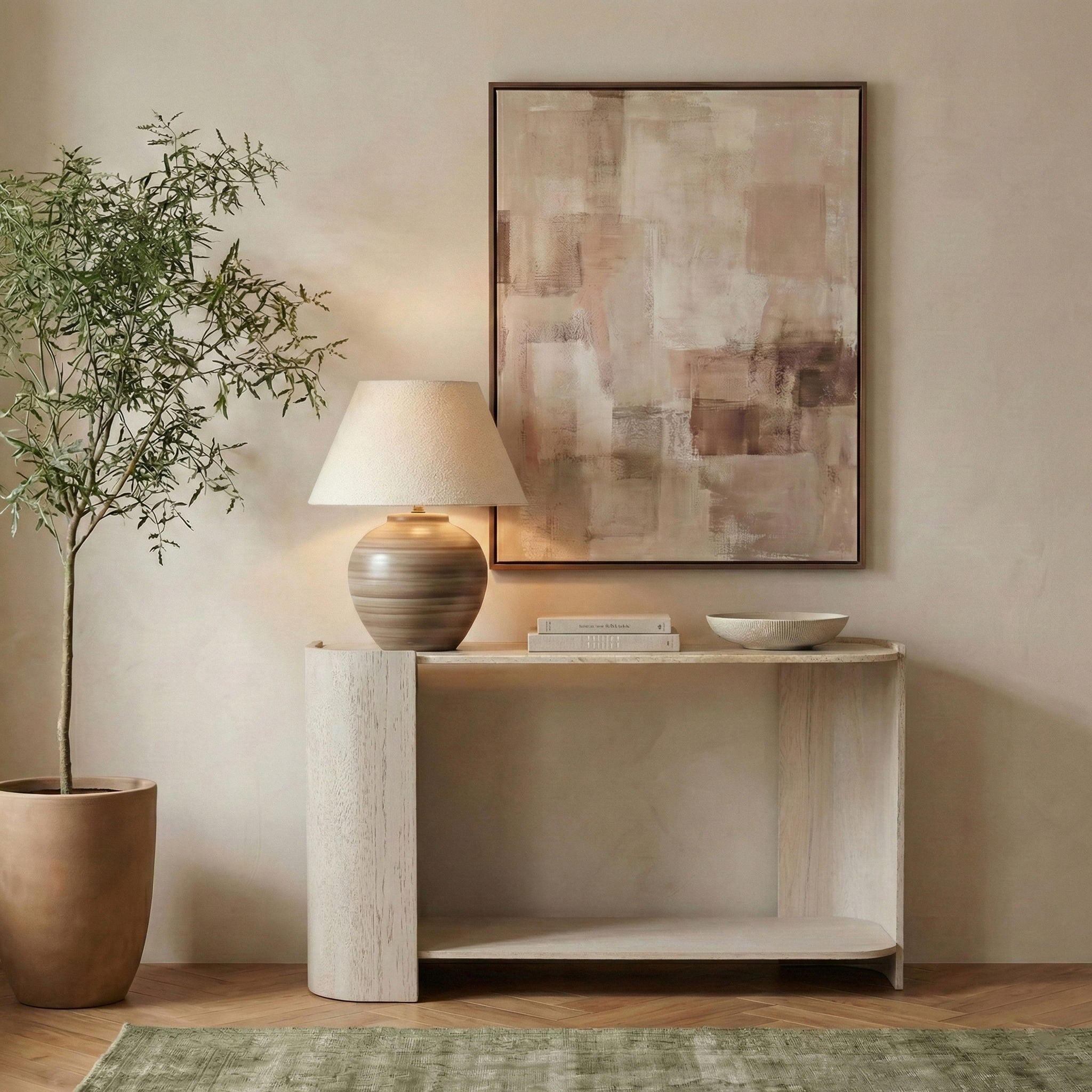 Calabria - Marble And Oak Wood Table - Urban Living Furniture (Los Angeles, CA)