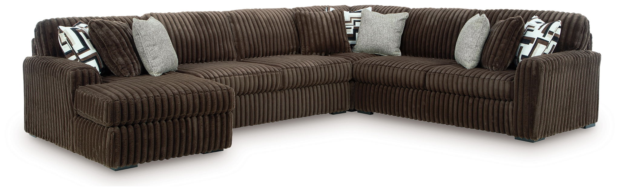 Midnight-Madness - Sectional - Chocolate