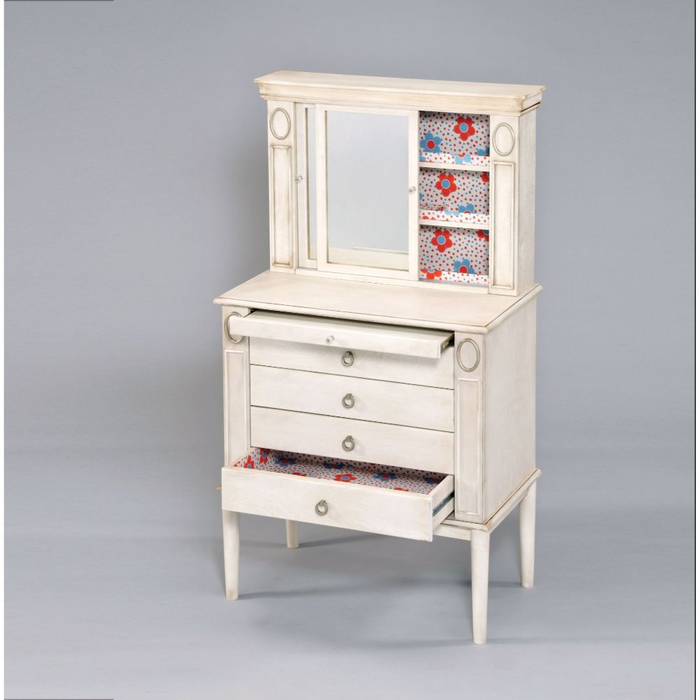 Leven - Jewelry Armoire - Antique White - Urban Living Furniture (Los Angeles, CA)