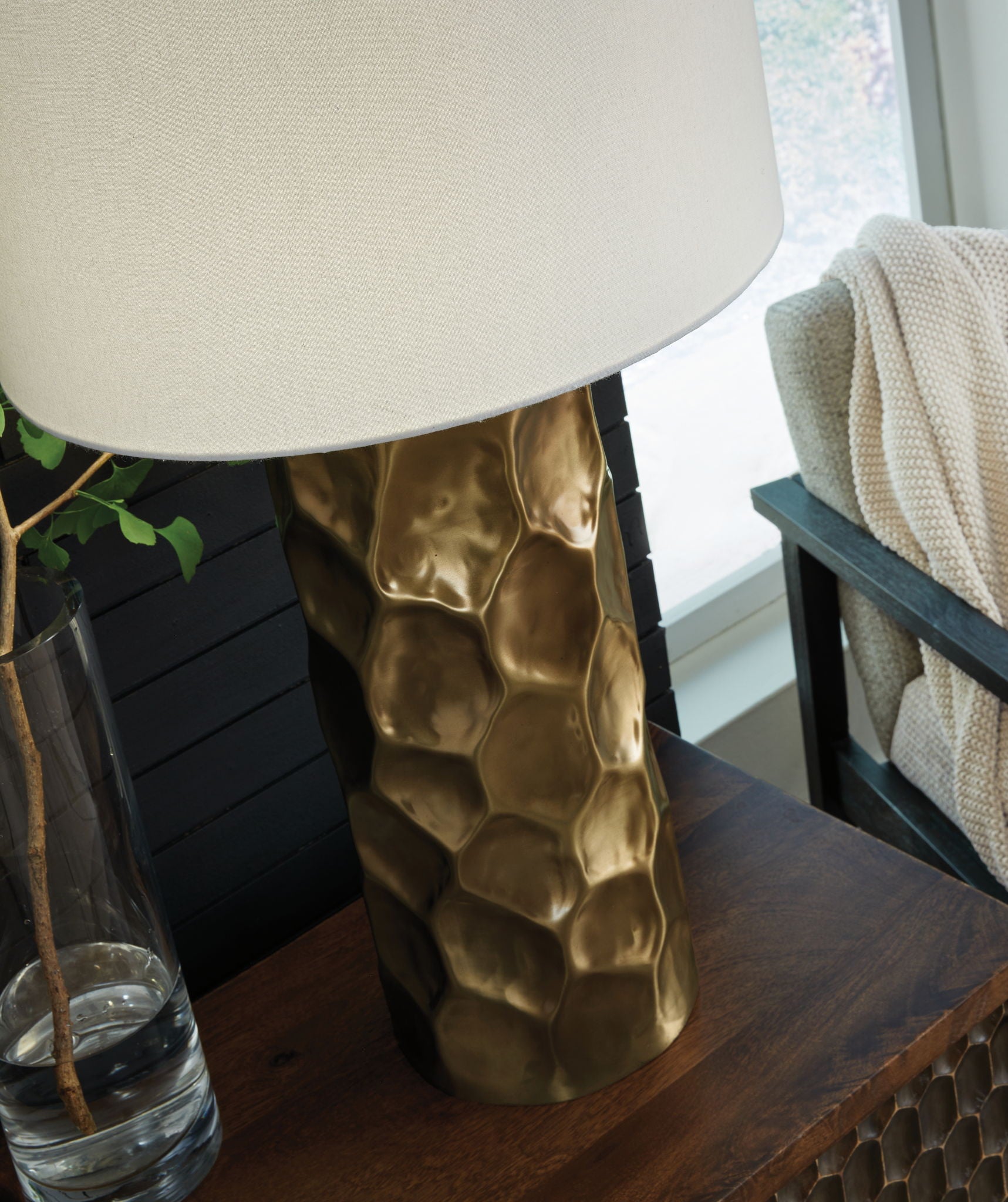 Marshawn - Gold Finish - Metal Table Lamp - Urban Living Furniture (Los Angeles, CA)