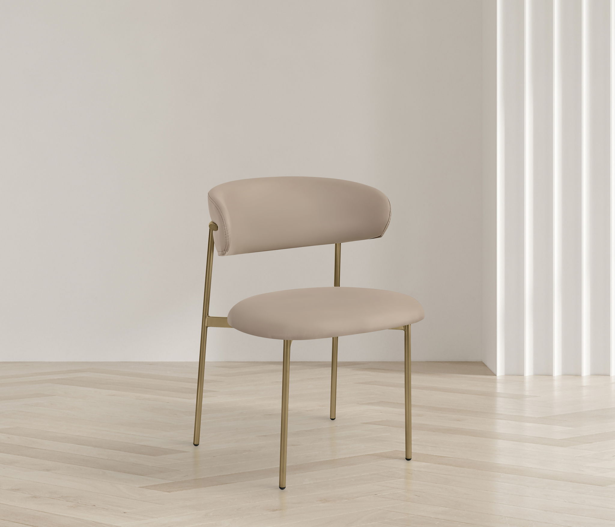 Lupita - Dining Chair With Brushed Gold Legs (Set of 2) - Urban Living Furniture (Los Angeles, CA)