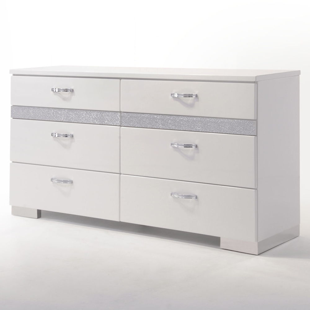 Naima II - Dresser - White High Gloss - Urban Living Furniture (Los Angeles, CA)