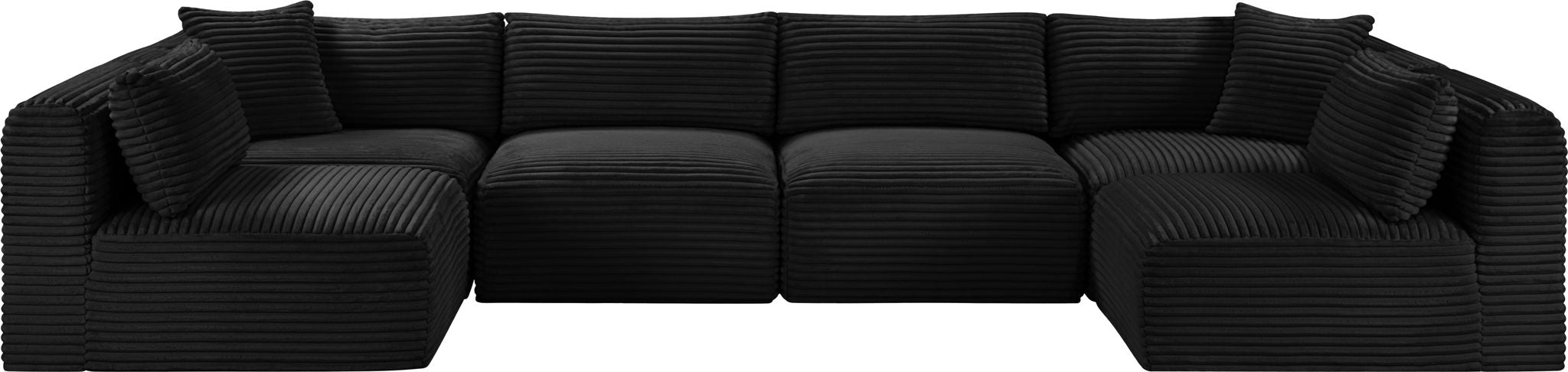Shaggy - 6 Piece Modular U-Shaped Armless Sectional - Urban Living Furniture (Los Angeles, CA)