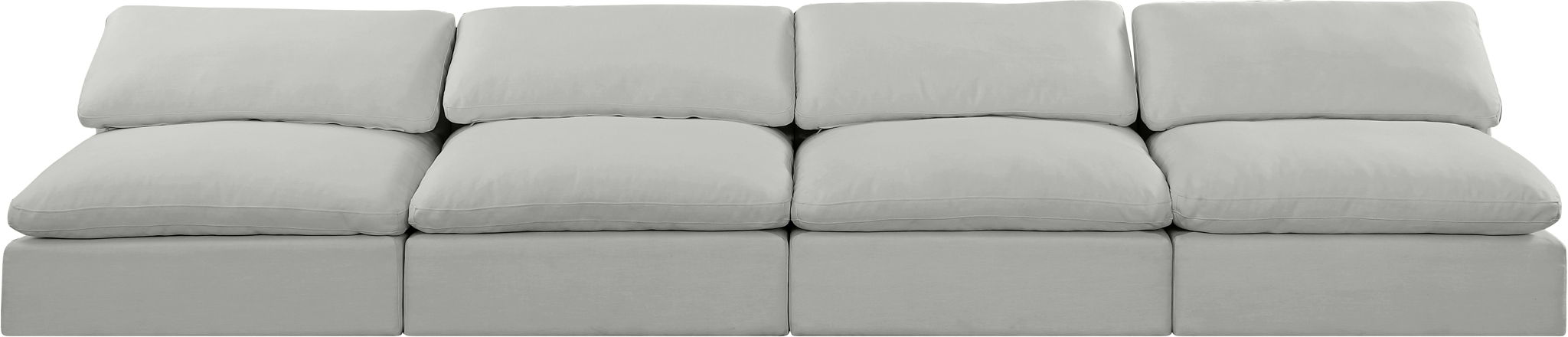 Comfy - Linen Modular Armless Sofa 4 Seats - Urban Living Furniture (Los Angeles, CA)