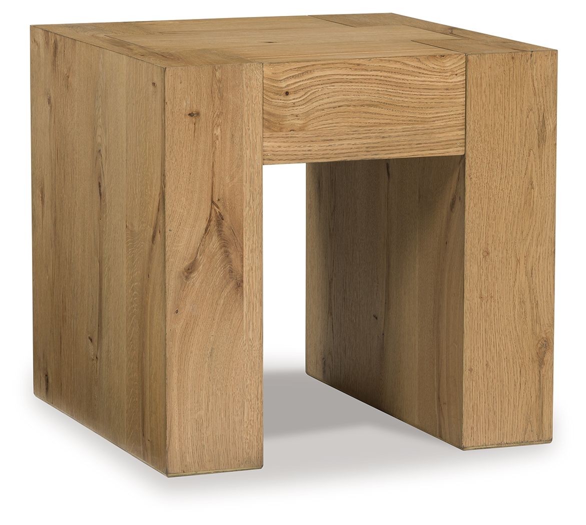 Bracken - Light Brown - Square End Table - Urban Living Furniture (Los Angeles, CA)