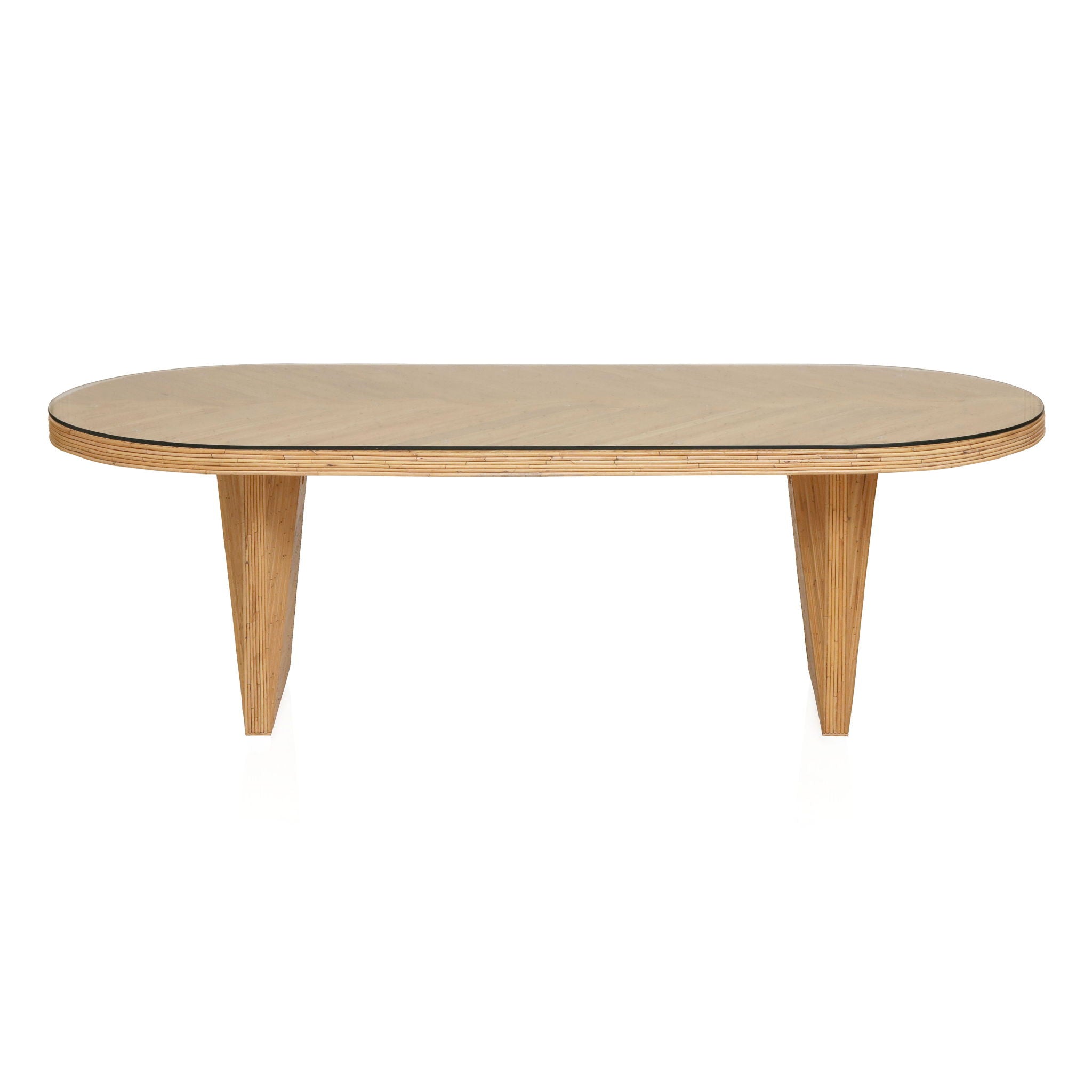 Caren - Oval Dining Table - Natural