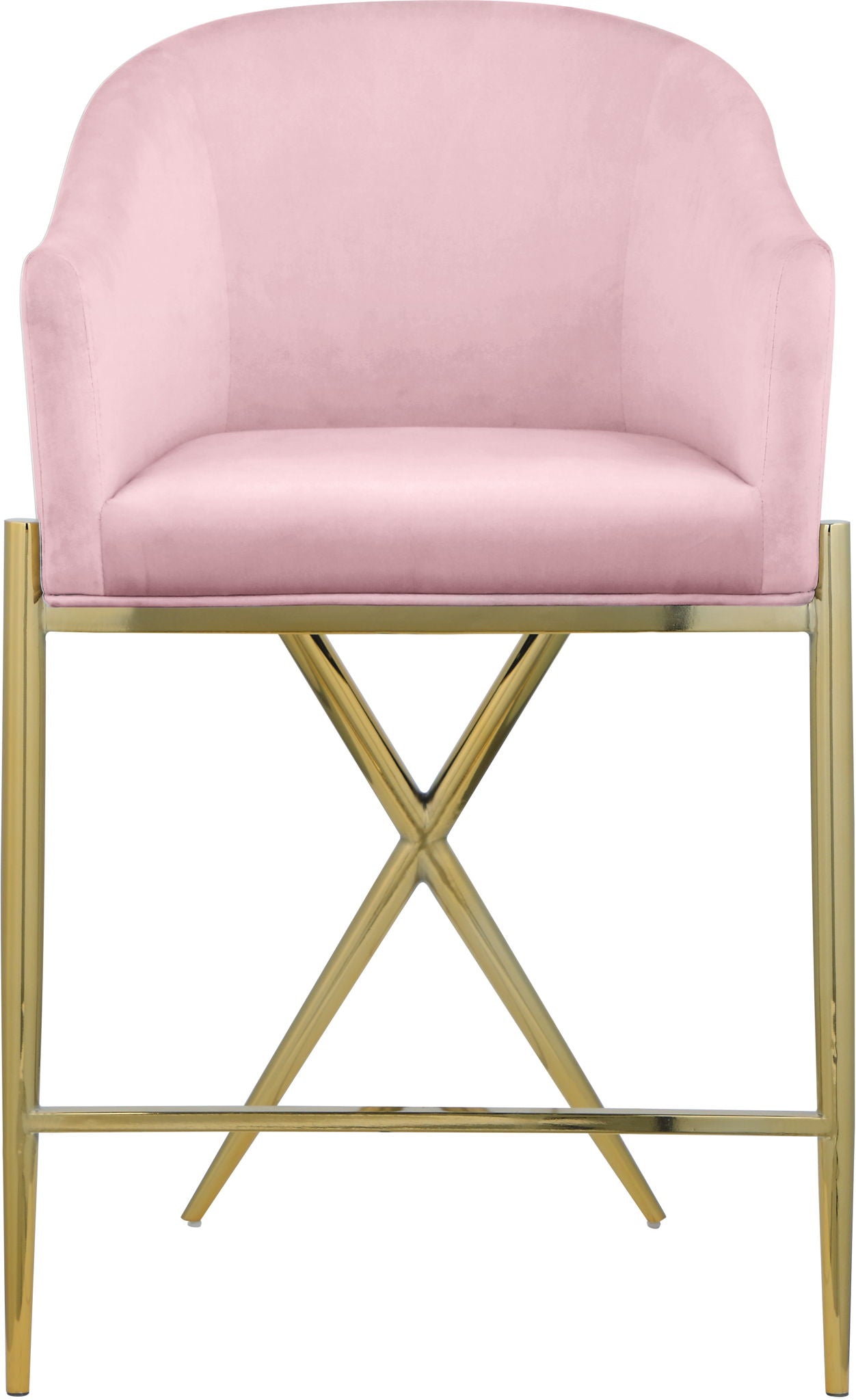 Xavier - Counter Stool with Gold Legs - Urban Living Furniture (Los Angeles, CA)