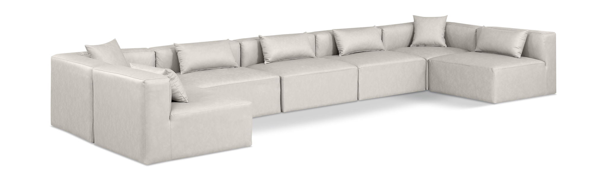 Cube - 7 Piece Modular U-Shaped Sectional - Urban Living Furniture (Los Angeles, CA)