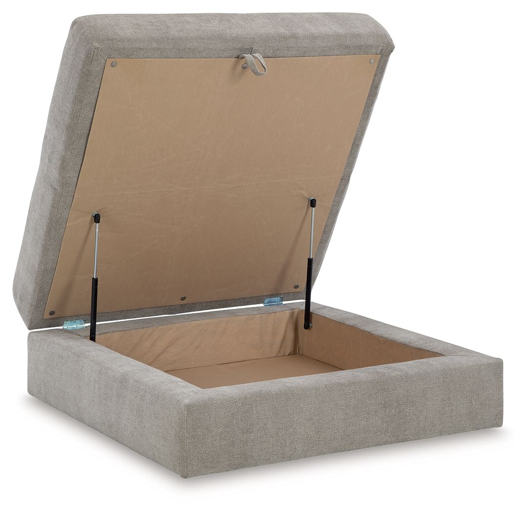 Aslan Court - Pebble - Ottoman With Storage - Urban Living Furniture (Los Angeles, CA)