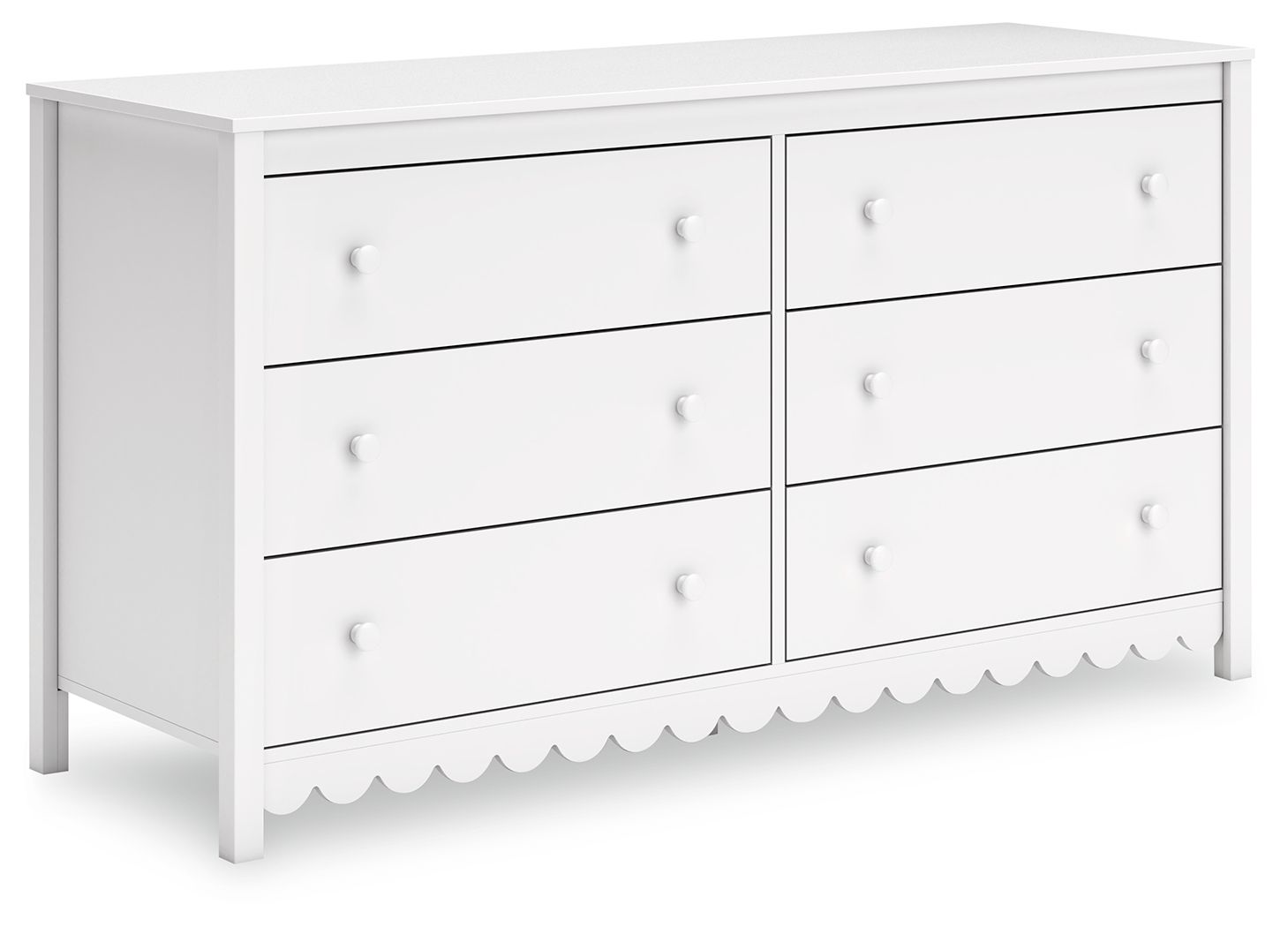Hallityn - White - Six Drawer Dresser - Urban Living Furniture (Los Angeles, CA)