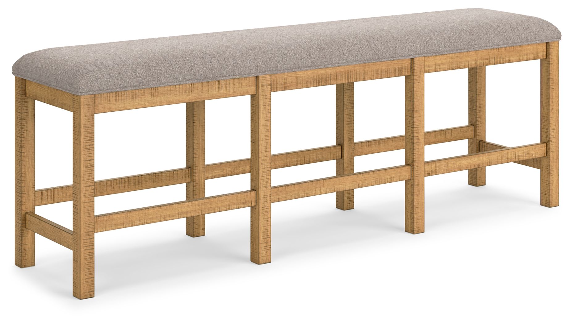 Havonplane - Brown - XL Counter Height Upholstered Dining Bench - Urban Living Furniture (Los Angeles, CA)