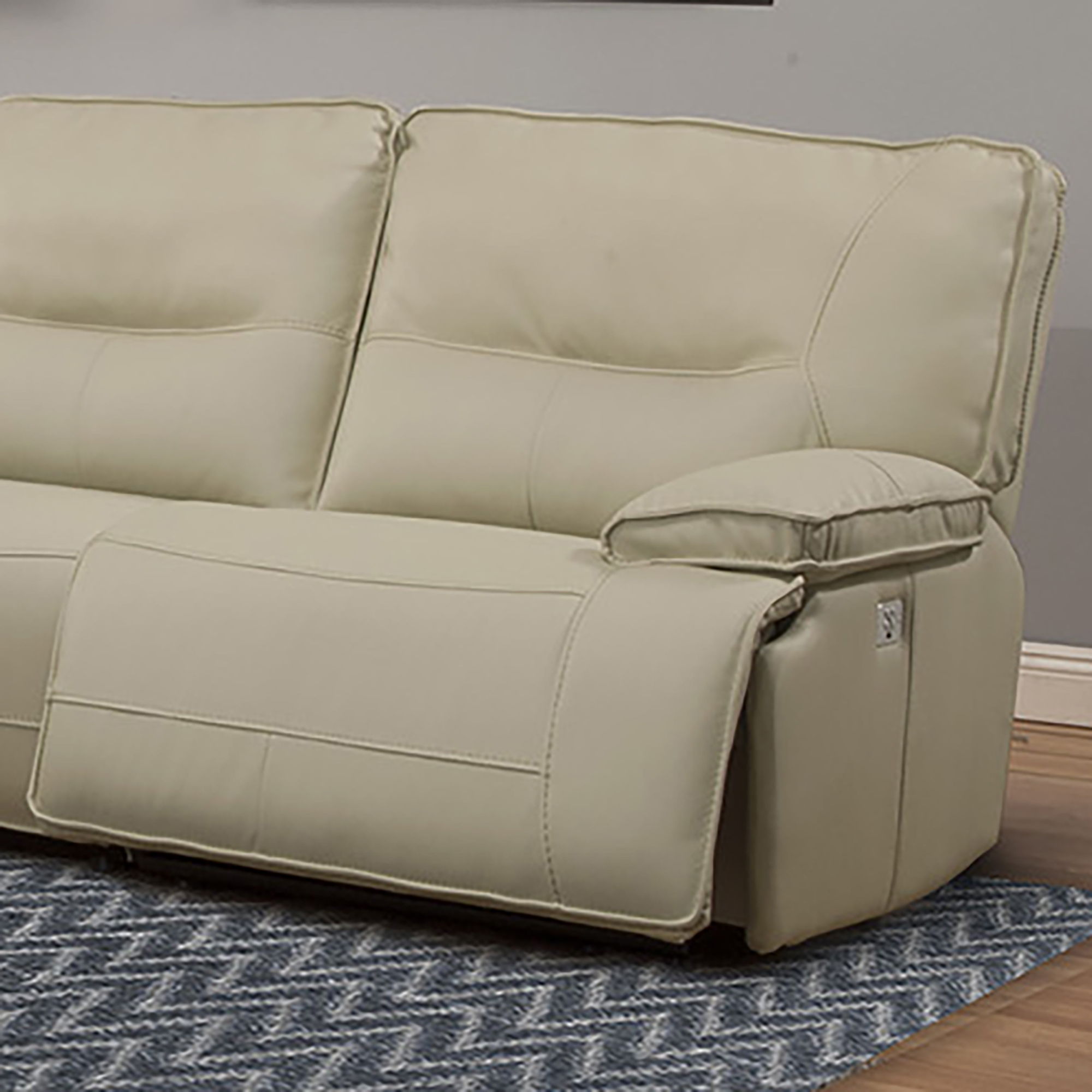 Spartacus - Power Right Arm Facing Recliner - Oyster - Urban Living Furniture (Los Angeles, CA)
