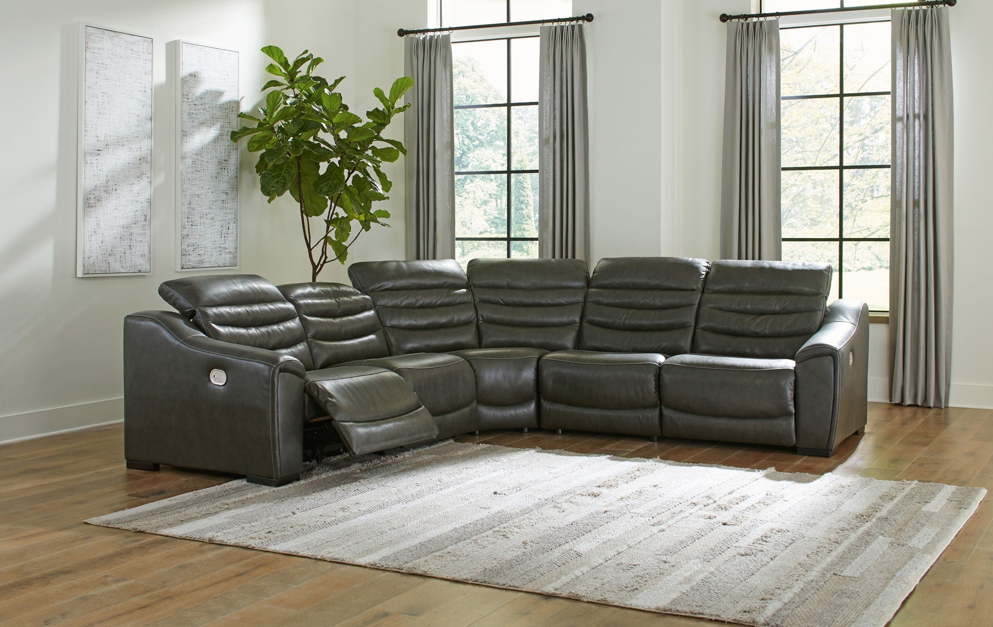 Center Line - Power Recliner Sectional - Urban Living Furniture (Los Angeles, CA)