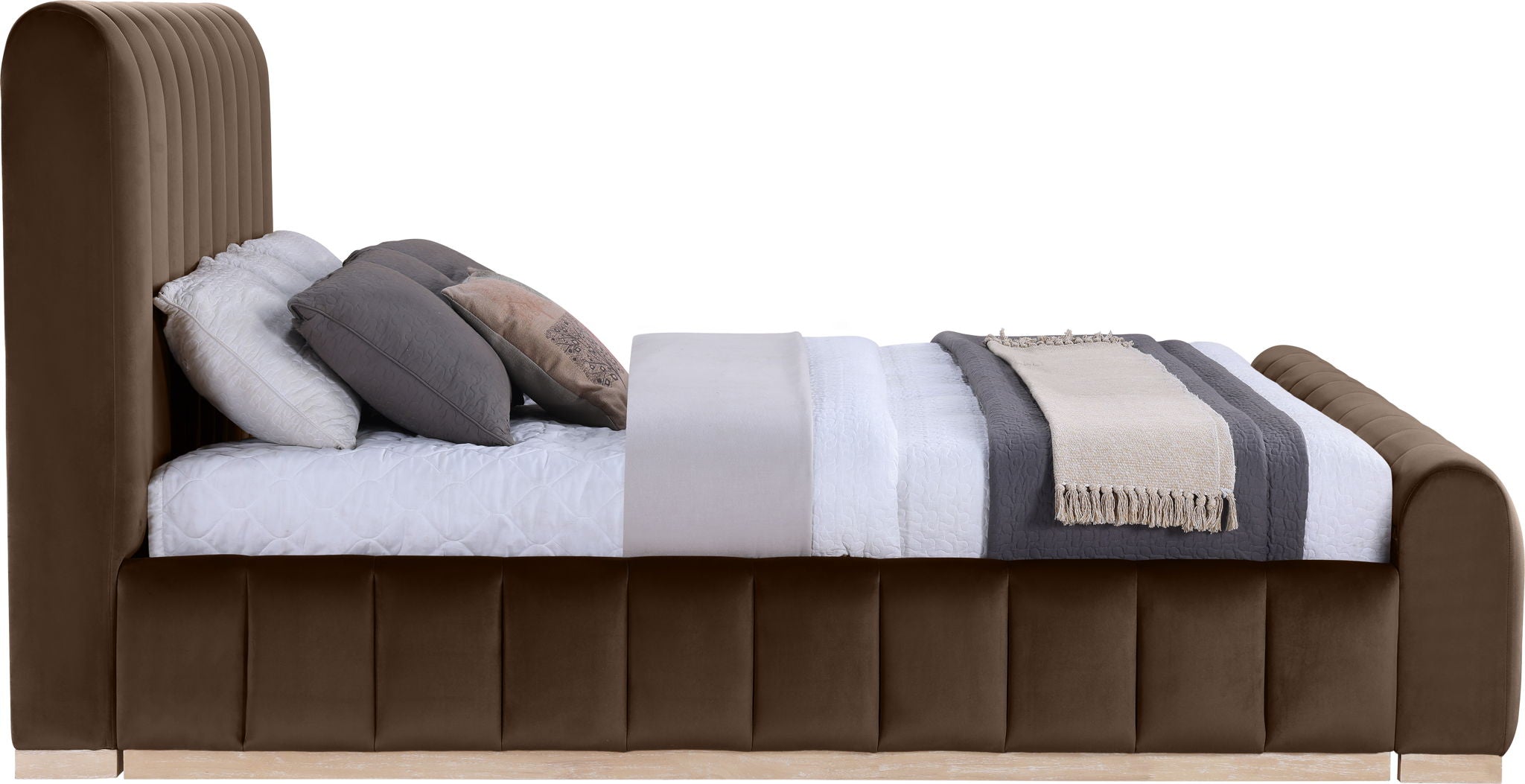 Amara - Velvet Bed - Urban Living Furniture (Los Angeles, CA)