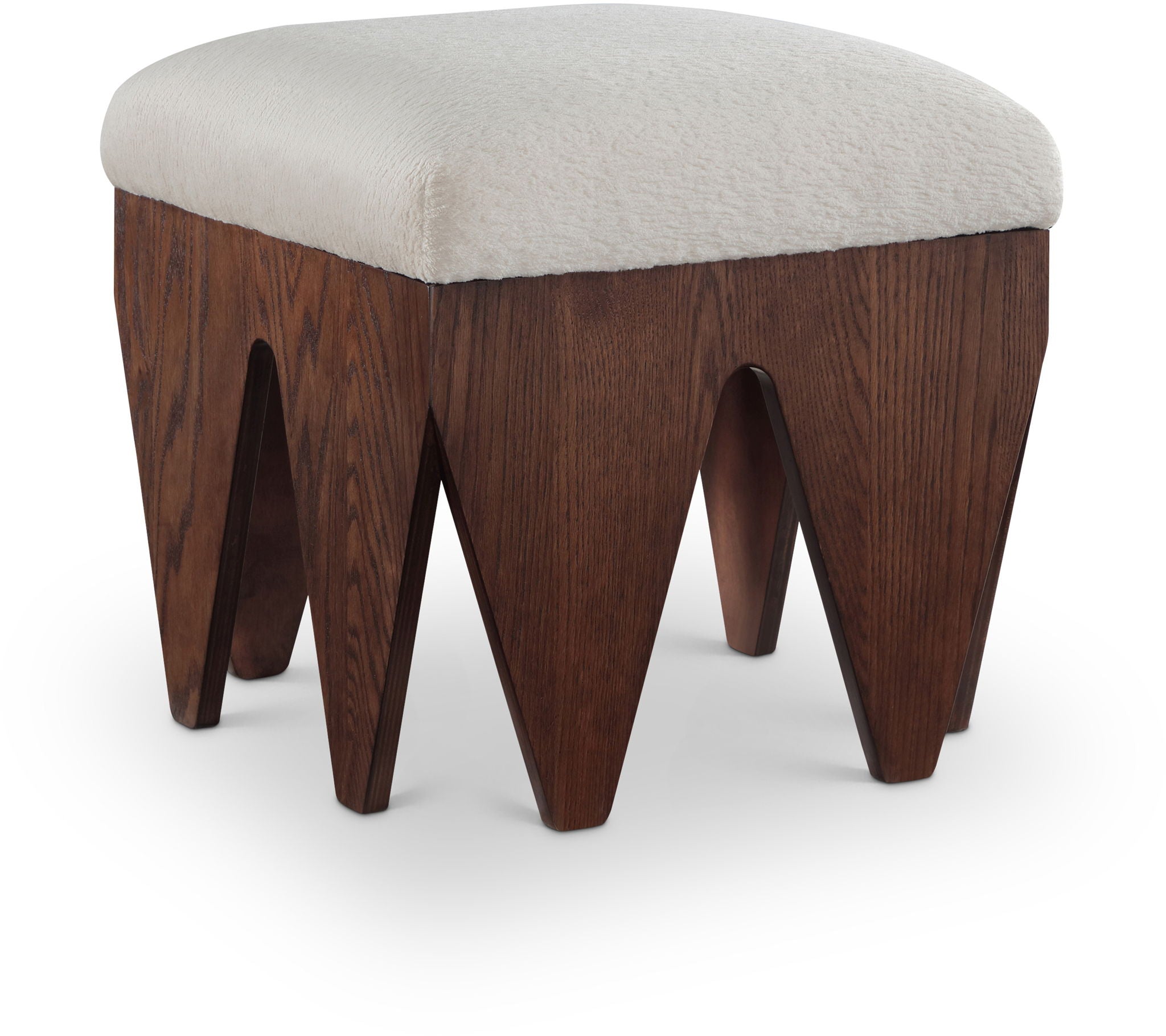 Altair - Fabric Bench - Dark Brown Base - Urban Living Furniture (Los Angeles, CA)