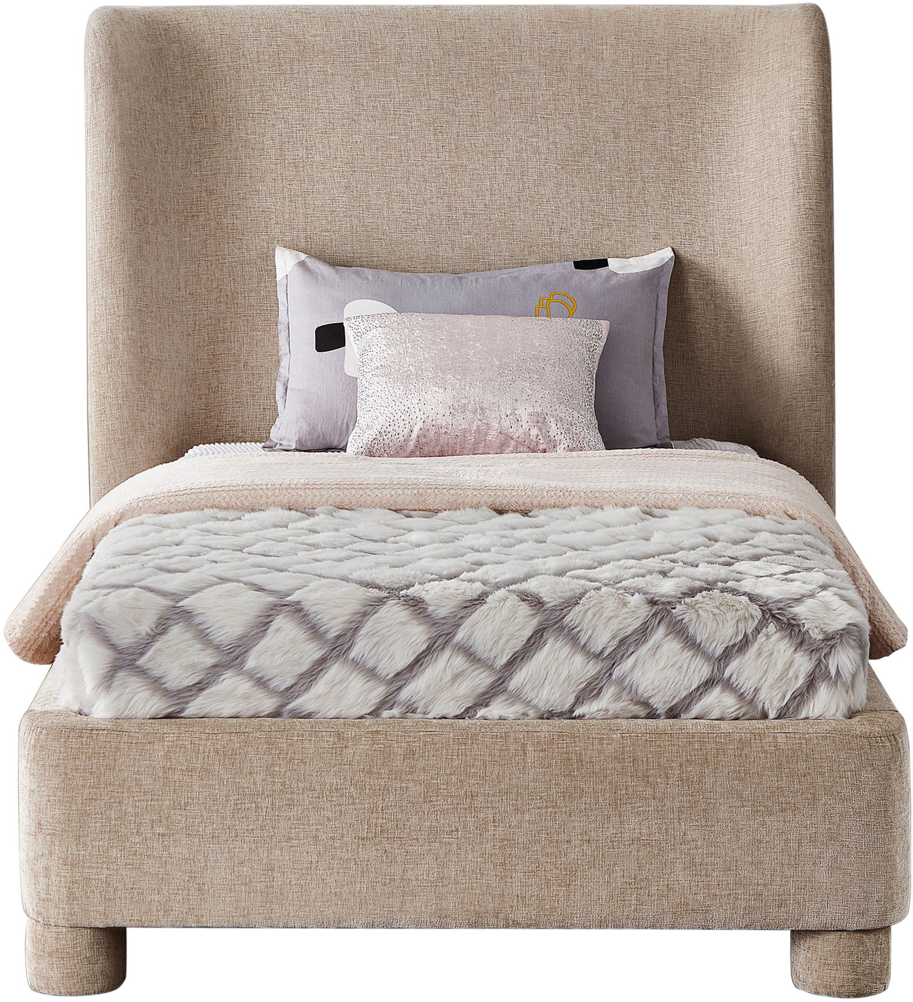 Penny - Chenille Fabric Bed - Urban Living Furniture (Los Angeles, CA)