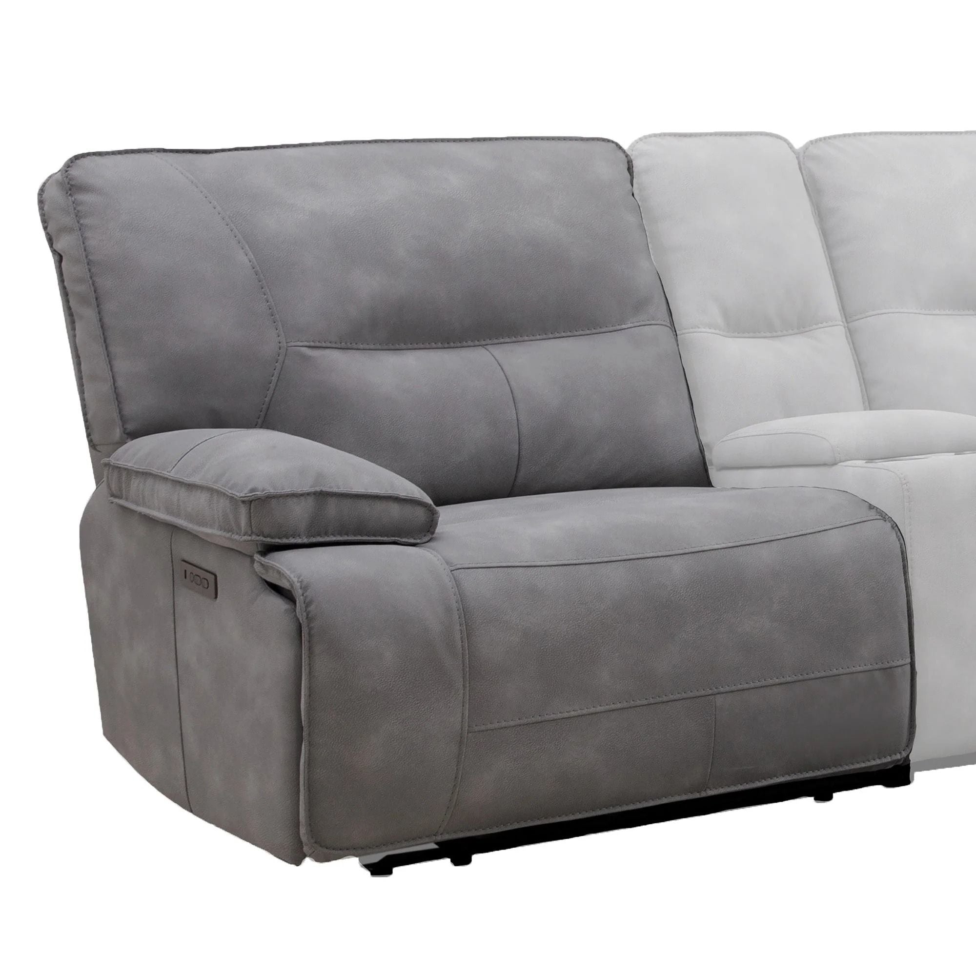 Gladiator - Power Left Arm Facing Zero Gravity Recliner - Sky - Urban Living Furniture (Los Angeles, CA)