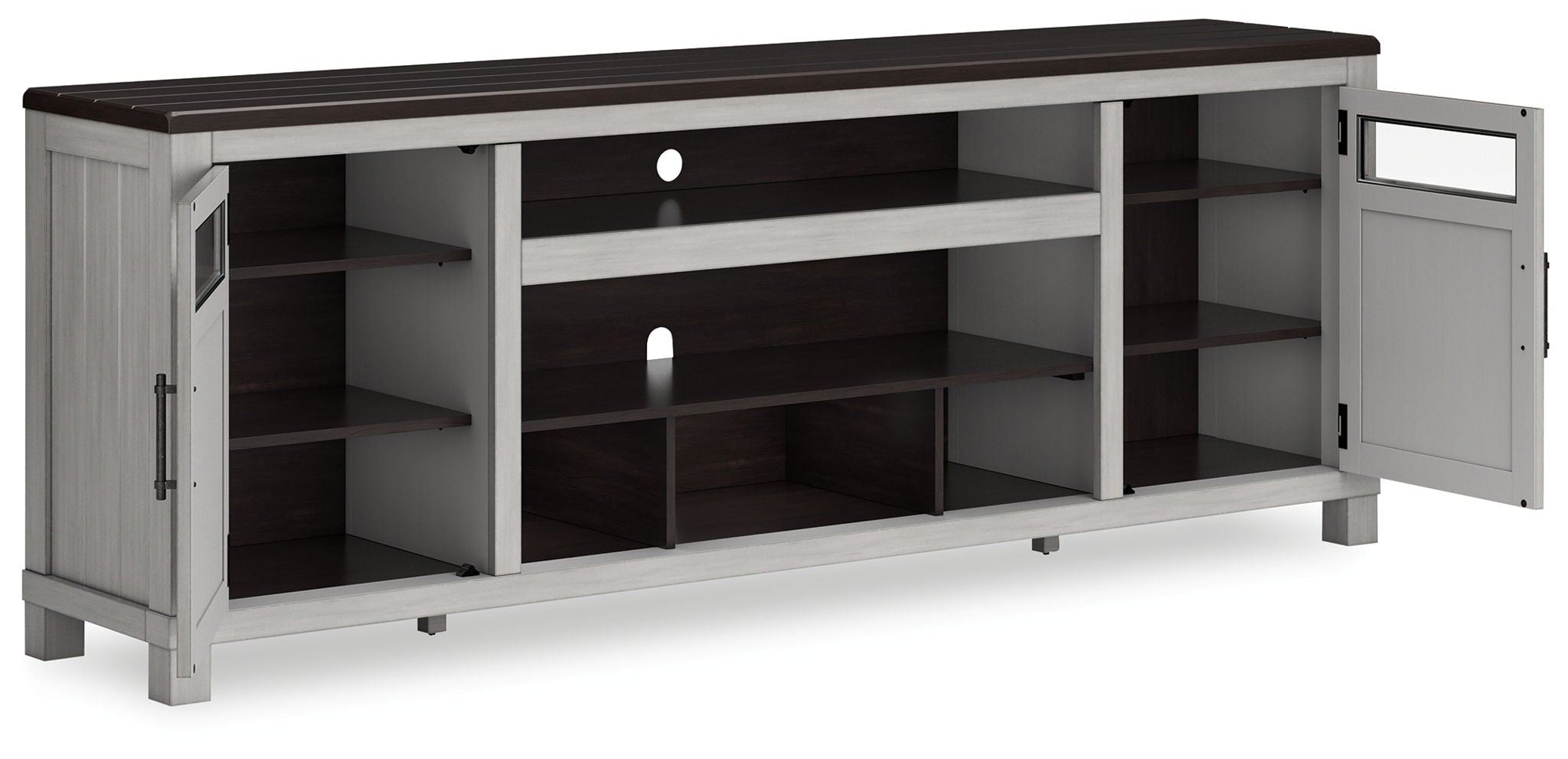 Darborn - Gray / Brown - XL TV Stand W/Fireplace Option - Urban Living Furniture (Los Angeles, CA)