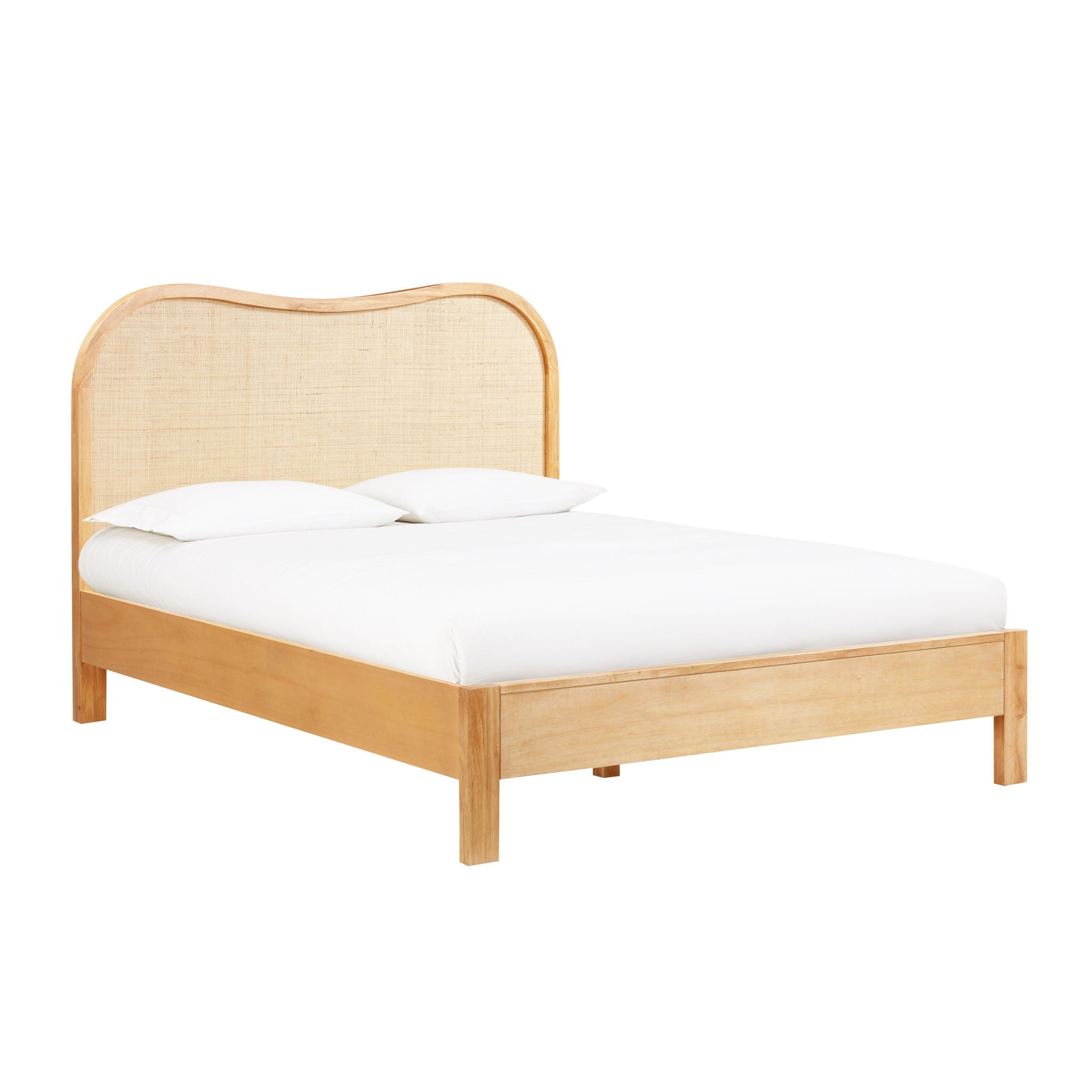 Grappa - Wood & Rattan Bed - Urban Living Furniture (Los Angeles, CA)
