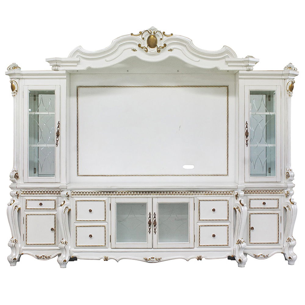 Picardy - Entertainment Center - Antique Pearl - Urban Living Furniture (Los Angeles, CA)