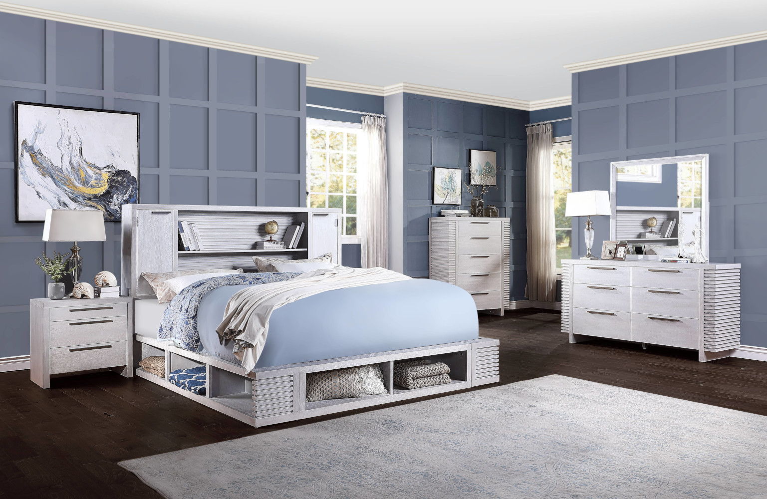 Aromas - Mirror - White Oak - Urban Living Furniture (Los Angeles, CA)