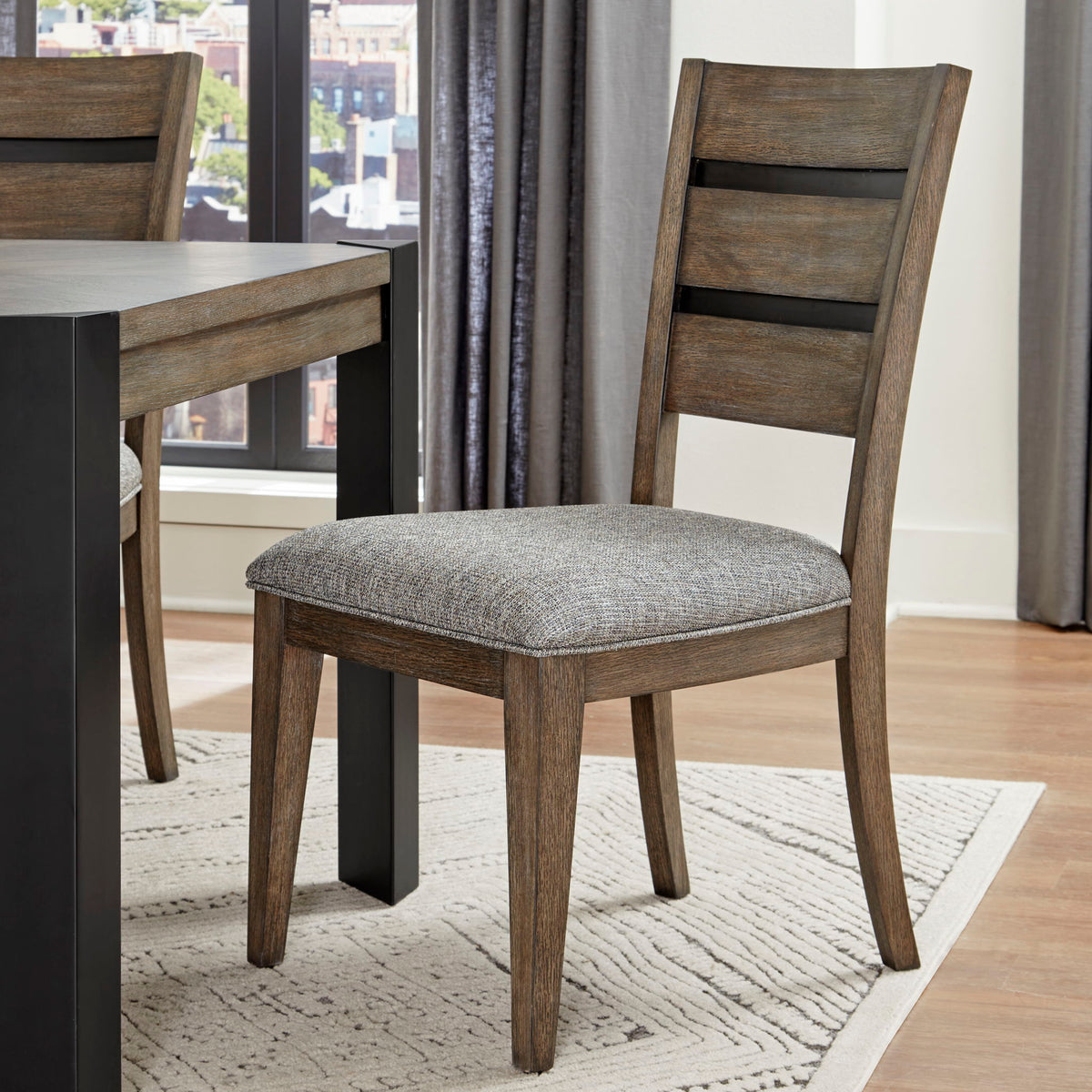 Cedar Fork - Chair For Dining Room (Set of 2) - Smoked Arabica