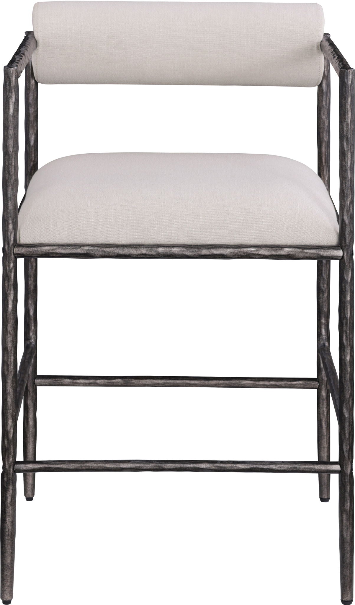 Axis - Linen Textured Beige Fabric Upholstered Counter Stool (Set of 2) - Urban Living Furniture (Los Angeles, CA)