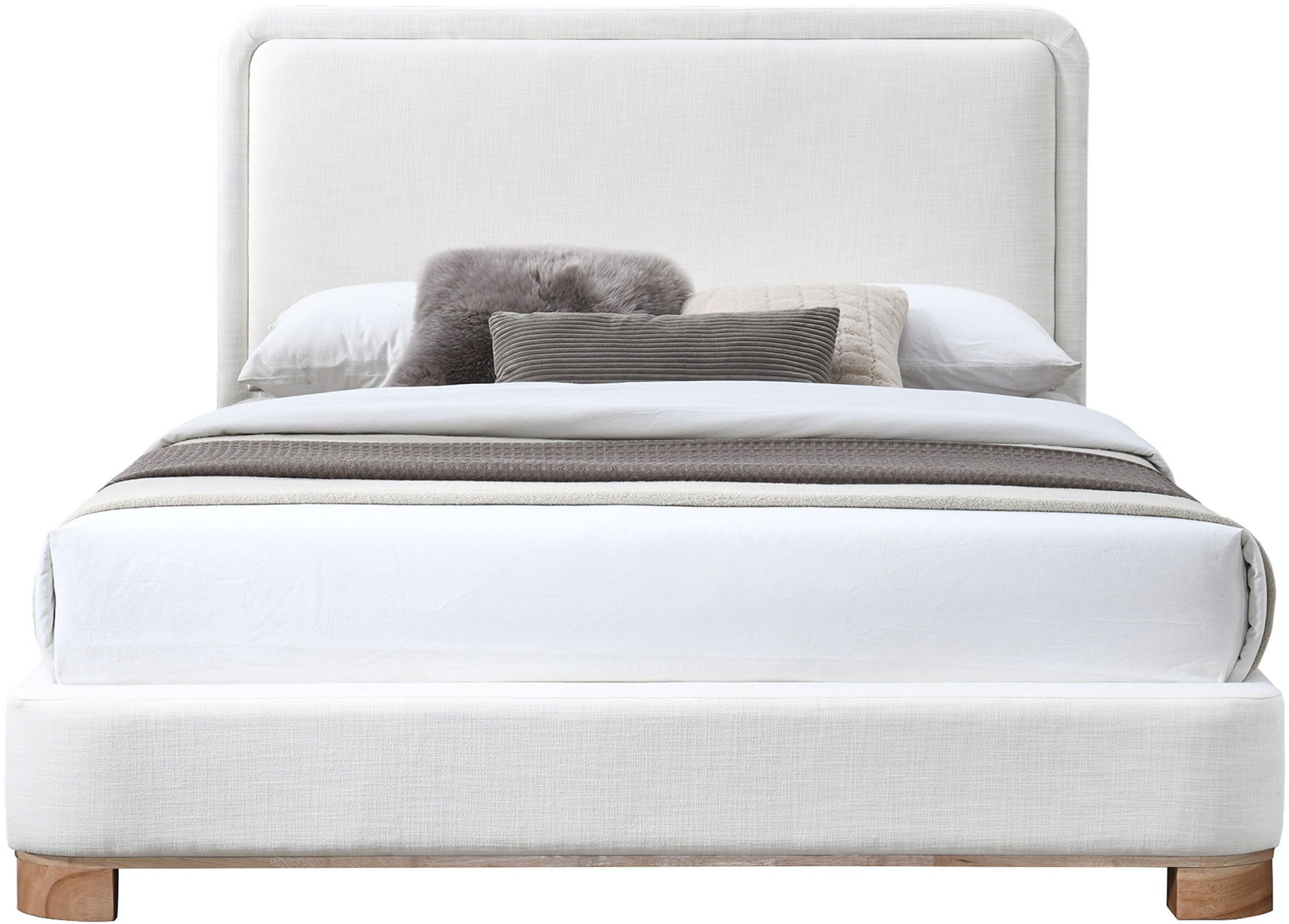 Nolita - Bed With Natural Base - Urban Living Furniture (Los Angeles, CA)